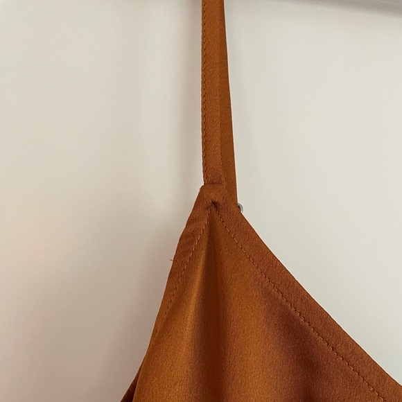 🍂✨Abercrombie & Fitch Burnt Satin Midi Slip Dress - XS ✨🍂 - Picture 6 of 9
